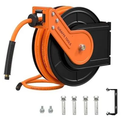 Zdjęcie produktu dla Zwijacz węża pneumatycznego 15M automatyczny 3/8" do 300 psi warsztat
