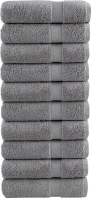 Produktbild von Premium Handtücher SOLUND 10 Stk. Grau 50x100 cm 600 g/m²