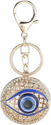 Productafbeelding van Turkoenblauwe beschermketting met hanger en ketting - Accessoire voor dames