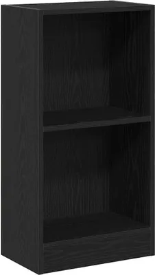 Image de vidaXL Bibliothèque noire imitation chêne 40x24x76 cm Bois composite