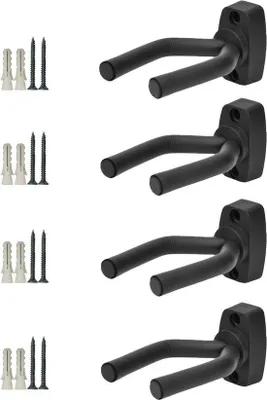 Produktbild von Wandhalter für Gitarren, Violine, Bass, Mandoline, Erhu, schwarz