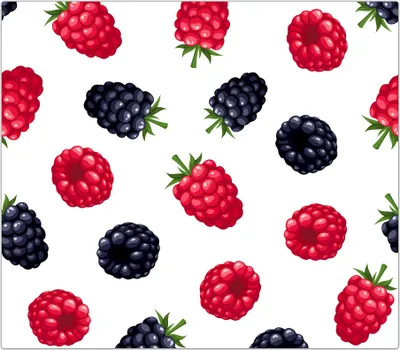 Produktbild von Spritzschutz Herdabdeckplatte Schneidebrett aus Glas Brombeeren und Himbeeren 1-Teilig (60x52cm)