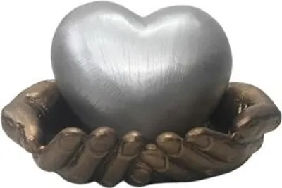 Produktbild von Handgefertigte Ascheurne - 700 ml - Metallurne für Mensch und Haustier - Einzigartiges Design - Dekorative Urne