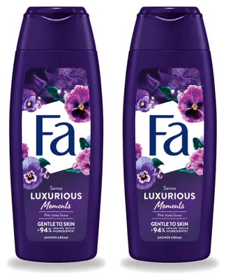 Obrázok produktu pre 2 kusy o sprchového gélu Fa – Rosa Veilchen (ružová fialka) – 250 ml – výhodný balík