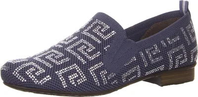 Produktbild von Rieker Straßenslipper(Trott) Abs.b.25 mm in blau, Gr. 36