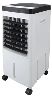 Produktbild von Klimaanlage Verdunstungsluftkühler mit 2 Eisboxen/10L Wassertank, 100°-Oszillations, 3 Gang, Timer, flügelloser Kühlventilator, Luftbefeuchter, 220V