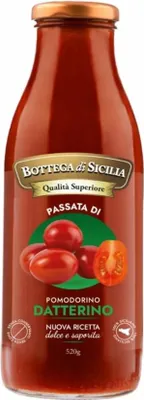 Zdjęcie produktu dla Passata Di Pomodorino Datterino 520g - Bottega di Sicilia