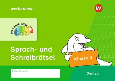 Immagine prodotto di DIE BUNTE REIHE - Deutsch. Sprach- und Schreibrätsel Klasse 3