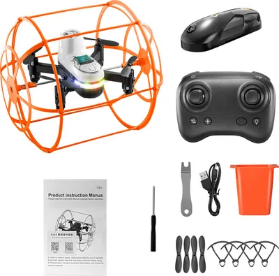 Produktbild von Ferngesteuerter Quadrocopter für Kinder, 2,4 G Mini-Flugzeug mit 2 Batterien, Höhenhaltung, 360°-Flips, Weihnachtsgeburtstagsgeschenke, Spielzeug für