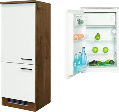 Produktbild von Flex Well - Vintea BxTxH 60 x 60 x 160,6 cm magnolienweiss matt zerlegt Anschlag reversibel 00011822