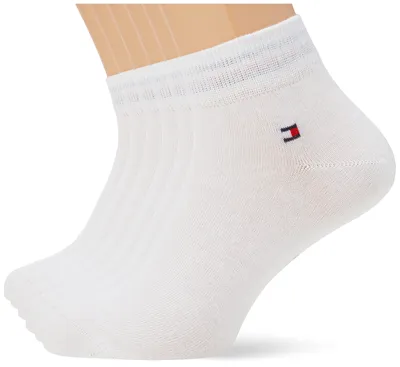 Produktbild von Tommy Hilfiger Herren Quarter 6 Pack, Weiß, 43-46