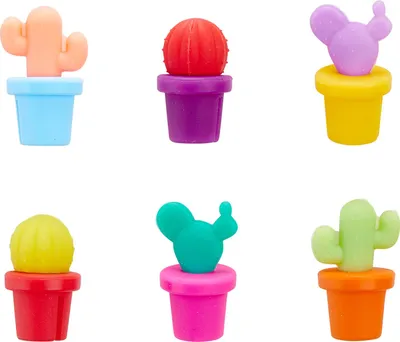Produktbild von BUTLERS Glasmarker MY DRINK Kaktus (6er-Set)