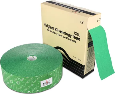 Produktbild von NASARA Kinesiologie Tape 5cm x 32m : Grün Farbe: Grün