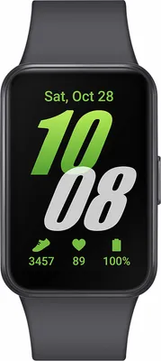 Produktbild von Samsung Galaxy Fit3 Fitnesstracker grau - 1.6 AMOLED, 13 Tage Akkulaufzeit"
