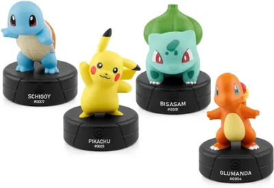 Produktbild von Tonies Pokémon- 4er - Tonie-Bundle – Pikachu, Bisasam, Glumanda und Schiggy