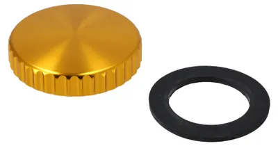 Produktbild von CNC Tankdeckel "Sport Optik", Gold eloxiert - für Simson S50, S51, SR50, SR80, KR51 Schwalbe, SR4 Vogelserie