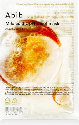 Productafbeelding van Abib Mild Acidic Ph Sheet Mask Glutathiosome Fit, 30 ml