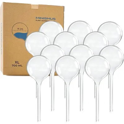 Produktbild von Minismus Bewässerungskugeln XL - 12 Stück, 700 ml für gesunde Pflanzen