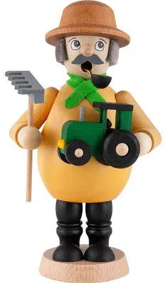 Produktbild von Landwirt (15cm) Räuchermann von Ullrich Kunsthandwerk