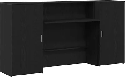 Obrázok produktu pre Recepčný stôl čierna dub 200x50x103,5 cm kompozitné drevo