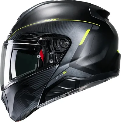 Produktbild von HJC RPHA91 COMBUST Klapphelm schwarz-gelb MC3HSF XL XL in gelb/schwarz
