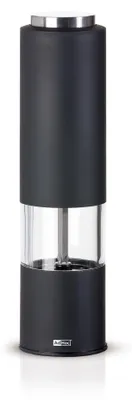 Produktbild von AdHoc Elektrische Pfeffer- / Salzmühle Tropica, schwarz, CeraCut® Ceramic Mahlwerk, LED-Licht, Kunststoff/ Edelstahl/Acryl, D: 5 cm, H: 21,5 cm