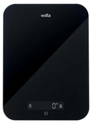 Produktbild von WILFA Küchenwaage MAX, bis 10 Kg, KS2B-10, schwarz