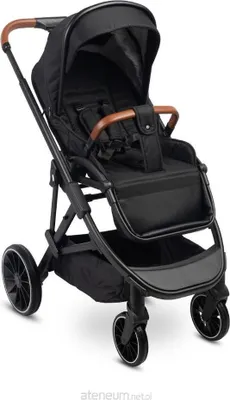 Produktbild von CARETERO RATIO Kinderwagen Buggy mit Liegefunktion - Klappbar, 11 kg - Schwarz