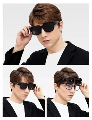 Produktbild von Überzieh-Sonnenbrille für Herren und Damen: Polarisierter TR90-Rahmen mit UV-Schutz, quadratische Überbrille für Fahren und Golfen