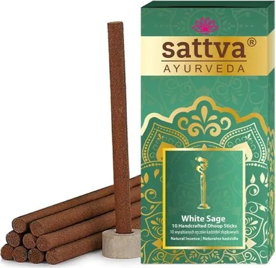 Produktbild von Räucherstäbchen Säule Weihrauch Weißer Salbei 10St