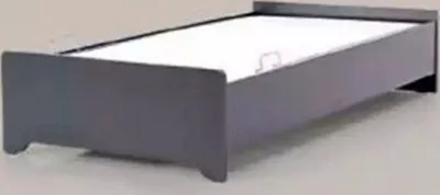 Produktbild von Kinderbett Holz schwarz 110 x 205 x 108 JVmoebel