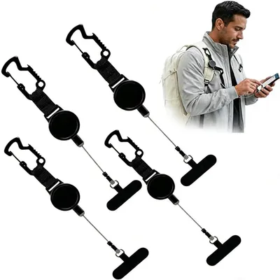 Image de 4 supports pour téléphone portable avec système antivol