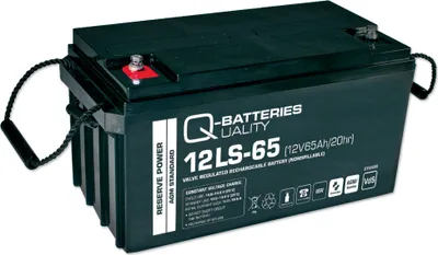 Produktbild von Q-Batteries 12LS-65 12V 65Ah Blei-Vlies-Akku / AGM VRLA mit VdS