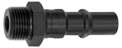 Produktbild von Riegler Nippel für Kupplungen NW 8, ISO 6150 C, Stahl, G 1/4 AG