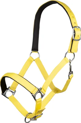 Immagine prodotto di HKM Halter -Stars Softice- fodera morbida, giallo neon, warmblood