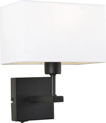 Produktbild von Italux MBM-3480/1B WH Harley Wandleuchte 1xE27 weiß