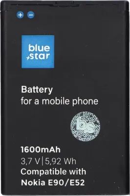 Produktbild von AKKU passend für Nokia E52/E71/N97/E61i/E63/E90/6650 FLIP 1600m/Ah Li-Ion (BS) PREMIUM