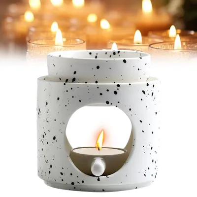 Keramik-Duftlampe für ätherische Öle, Teelichthalter, 100 ml
