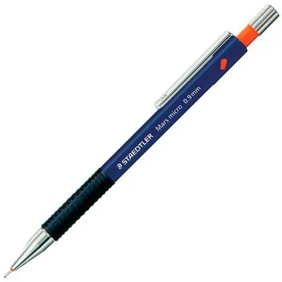 Zdjęcie produktu dla Staedtler Mars Micro, Niebieski, Czarny, B, 0,9 mm, Okrągły, Metal