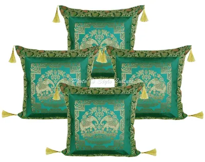 Immagine prodotto di Set di 4 federe decorative con tessuto jacquard
