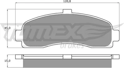 Produktbild von TOMEX brakes Bremsbeläge Satz Vorne Bremsklötze für NISSAN MICRA II (K11) TX 11-10