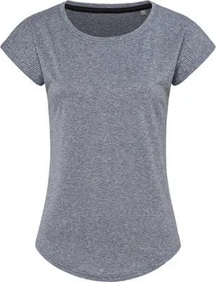 Produktbild von Stedman ST8930 | Damen Shirt Recycled Sports-T Move Women - Farbe: Denim Heather - Größe: S