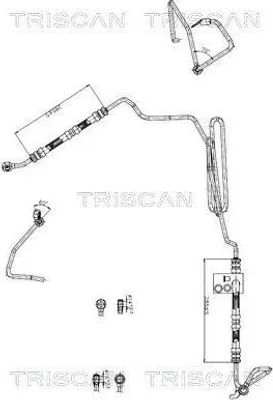 Obrázek produktu pro Vedení Posilovače Řízení Audi Tt 98-06