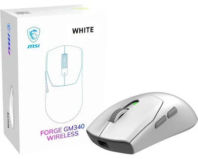 Imagen del producto de Ratón MSI FORGE GM340 W, color blanco