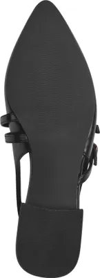 Produktbild von MARCO TOZZI Damen Ballerina Slipper Slingback Blockabsatz Spitz 2-29409-44, Größe:36 EU, Farbe:Schwarz