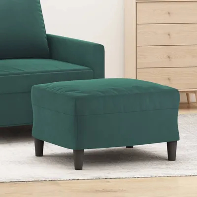 Produktbild von "2026 Promotion" Fußhocker Dunkelgrün 60x50x41 cm Samt - Fußhocker CC21107
