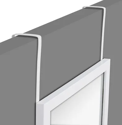 Produktbild von 5five Simply Smart | Türspiegel - 94 cm - Weiß - Praktisch und Stilvoll - Platzsparend