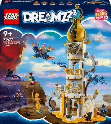 Immagine prodotto di LEGO DREAMZzz Torre dell'uomo della sabbia, castello giocattolo da costruire per bambini, set con animali fantastici tra cui ragni e uccelli, regalo per ragazze e ragazzi dai 9 anni in su 71477