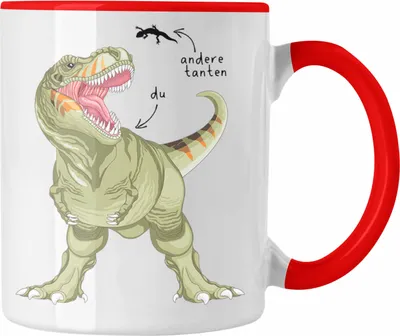 Produktbild von Trendation - Andere Tanten Du Tasse Geschenk für Beste Tante Kaffeetasse Geschenkidee Tante Geburtstag Lustig (Rot)