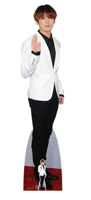 Produktbild von Bangtan Boys - Jungkook White Jeon Jung-kook - BTS - Pappaufsteller - 42x180 cm
